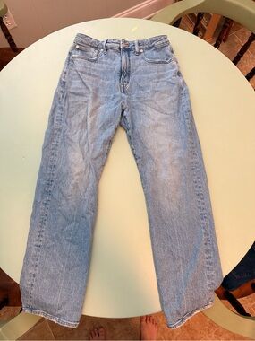Madewell 90s curvy straight blue jean
